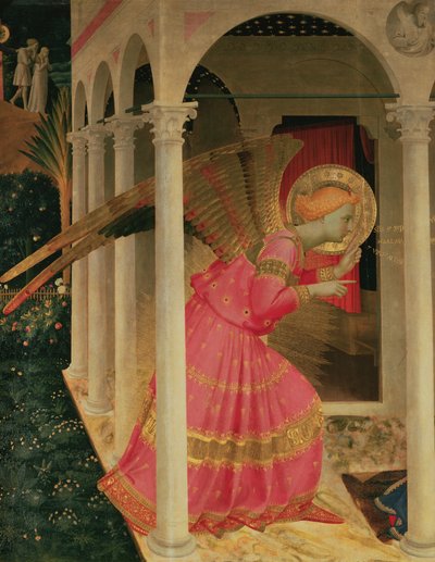 The Annunciation (detail) by Fra Angelico